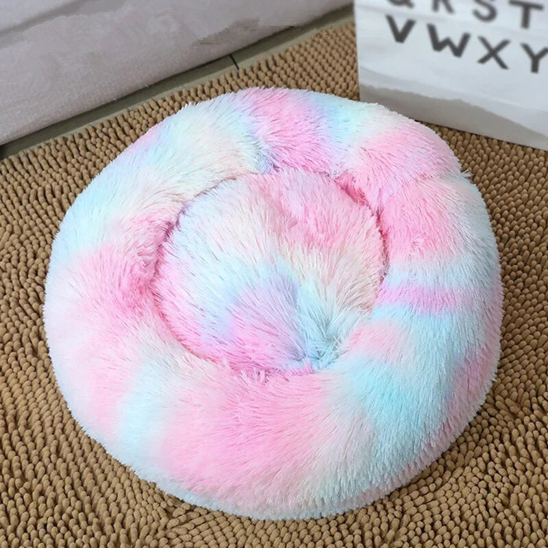 Luxury Fluffy Pet Bed – Calming & Washable - WoofMeow Hub