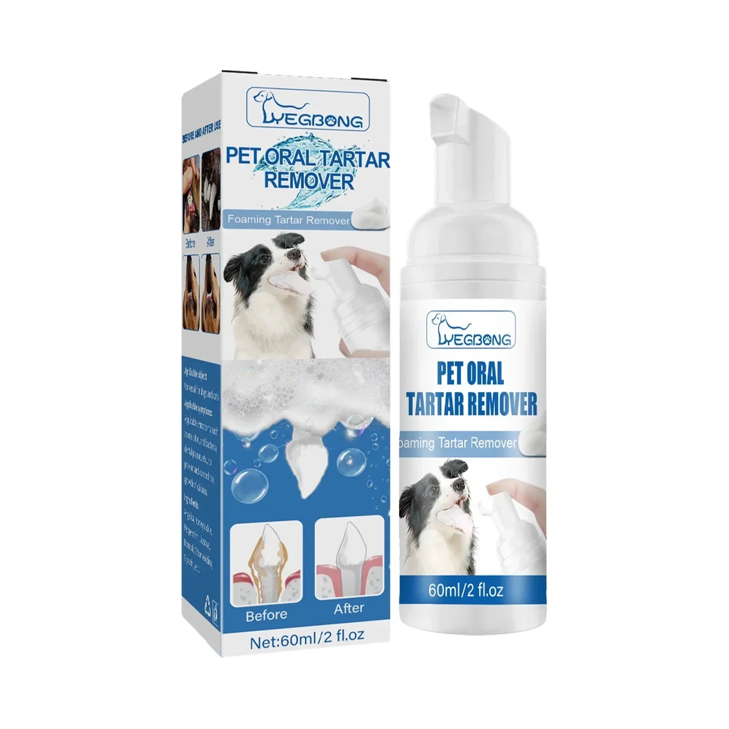 Natural Pet Tartar Remover Foam