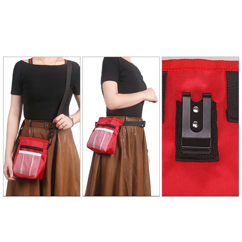 Pet Dog Snack Bag Treat Food Obedience Outdoor Pouch Bag Large Capacity Convenient Practical Fashion Dogs Training Pack