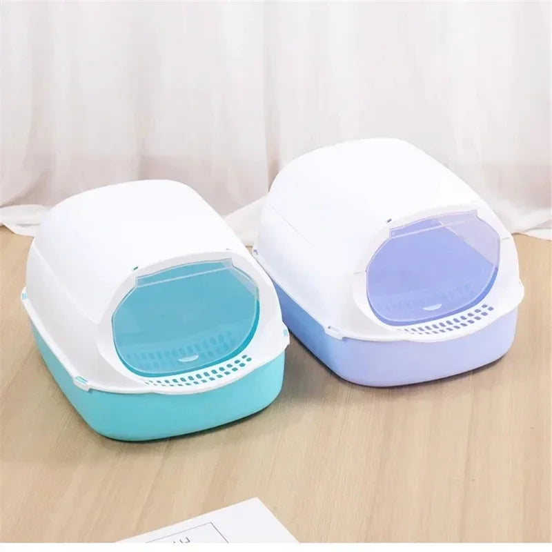 Kitty Semi-Enclosed Litter Box