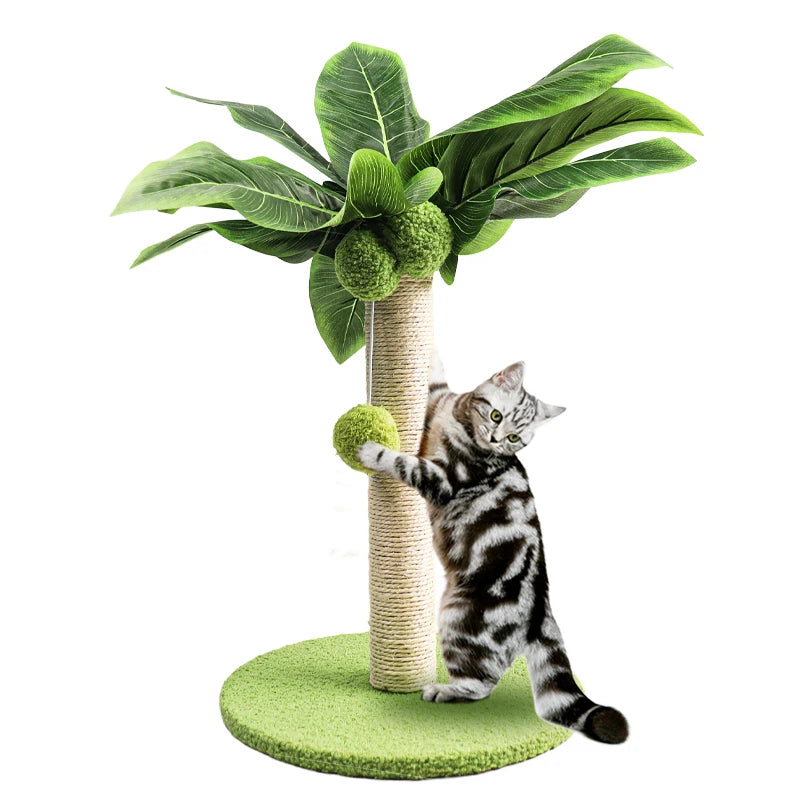 Pet Cat Toy Funny Cat Stick Balls Durable Sisal Scratching Board Cat Supplies Cat Grab Column Interactive Toy Climbing Post 2024
