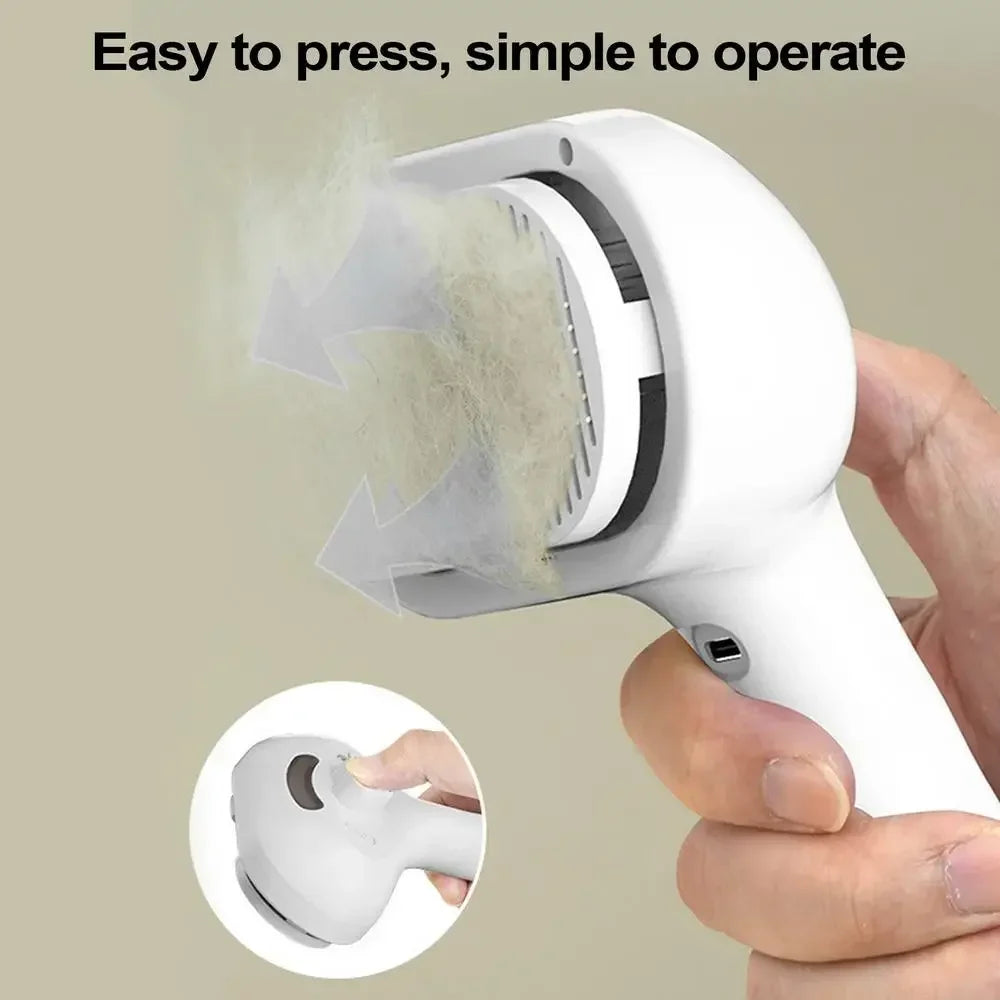 Pet Spray Hair Comb Pet Hair Remover Cleaning Brush Cats Grooming Dog Accessories Tools Dematting Water Mist Humidifier Comb