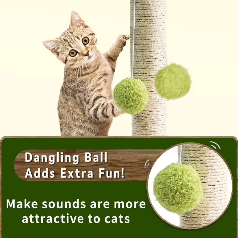 Cat Scratching Post with Toys