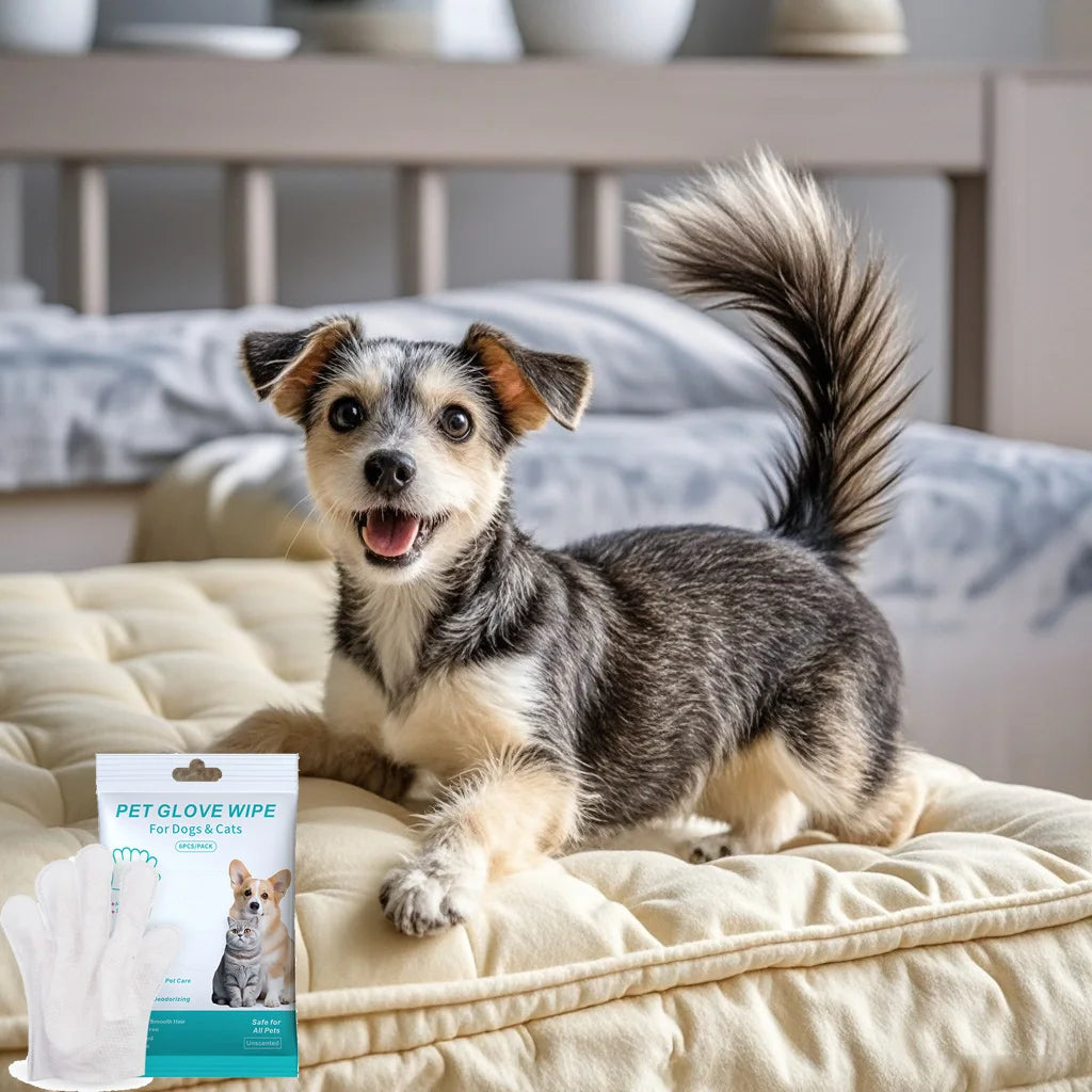 Pet supplies, pet disposable gloves, bathing and cleaning for cats and dogs, dry cleaning, wet wipes, and gloves.