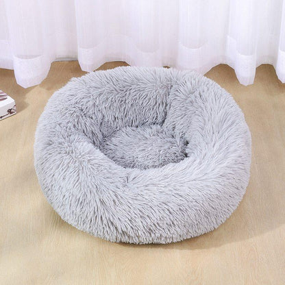 Luxury Fluffy Pet Bed – Calming & Washable - WoofMeow Hub
