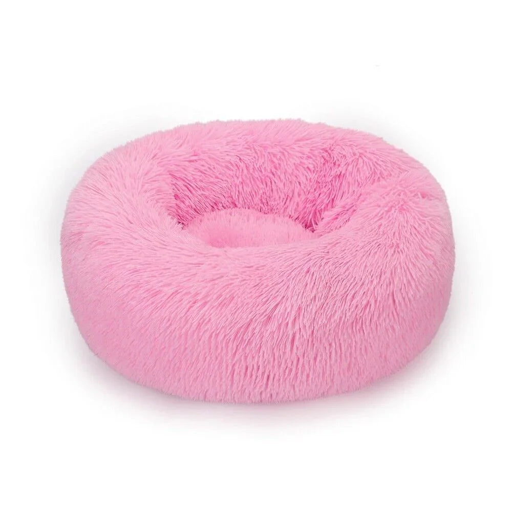 Luxury Fluffy Pet Bed – Calming & Washable - WoofMeow Hub