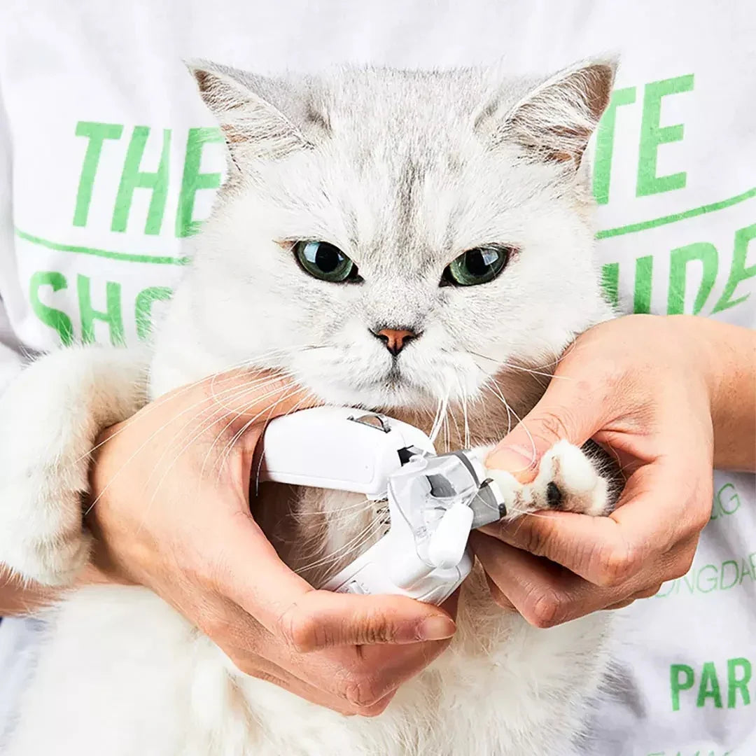 Professional LED Pet Nail Trimmer for Dogs & Cats - WoofMeow Hub