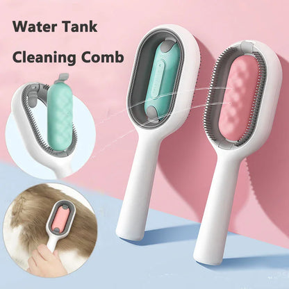 Cat Hair Remover Brush – Dual-Sided with Water Tank - WoofMeow Hub