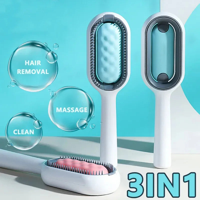 Cat Hair Remover Brush – Dual-Sided with Water Tank - WoofMeow Hub