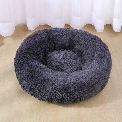 Luxury Fluffy Pet Bed – Calming & Washable - WoofMeow Hub