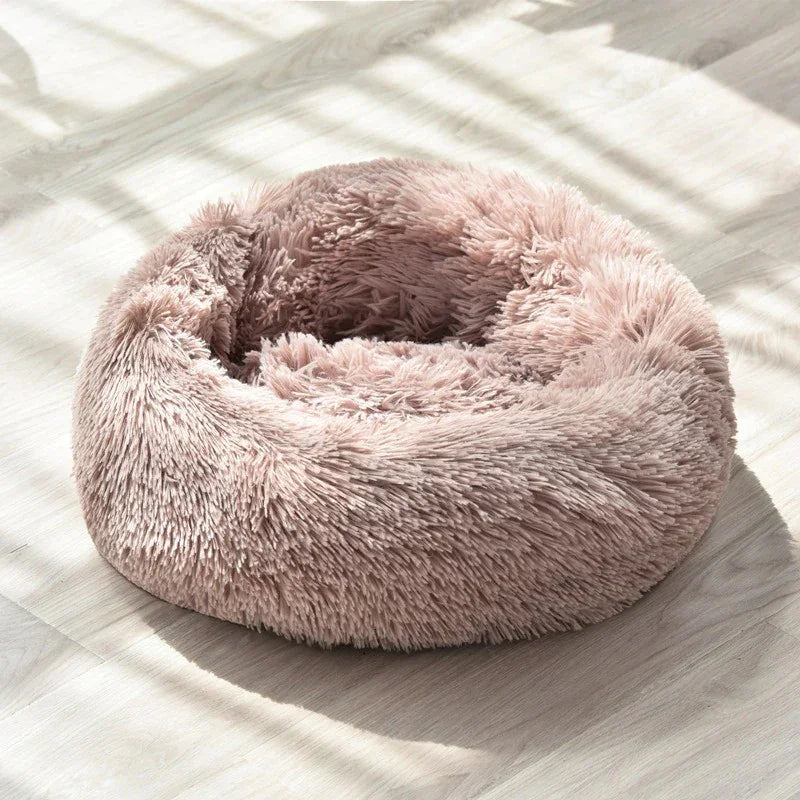 Luxury Fluffy Pet Bed – Calming & Washable - WoofMeow Hub