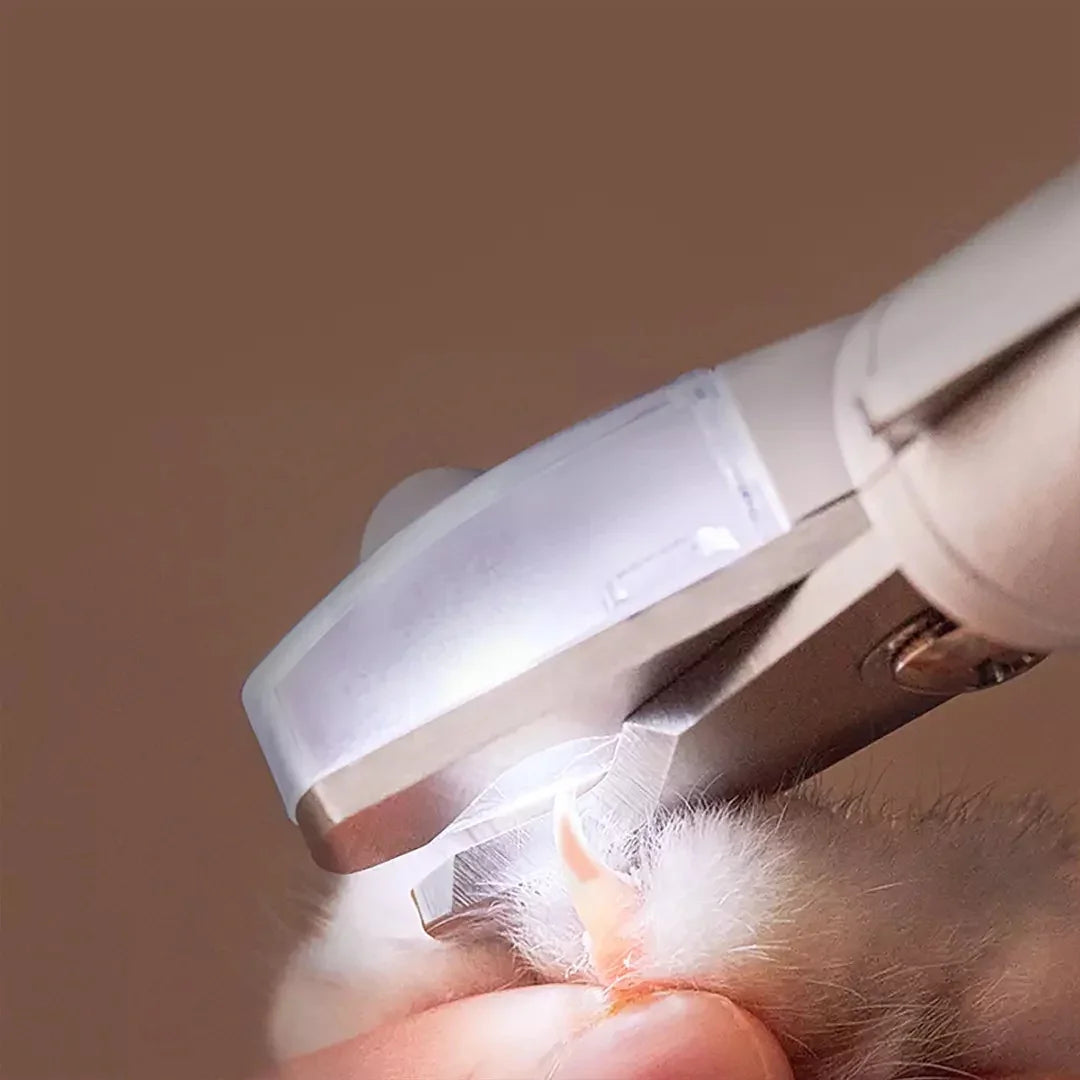 Professional LED Pet Nail Trimmer for Dogs & Cats - WoofMeow Hub