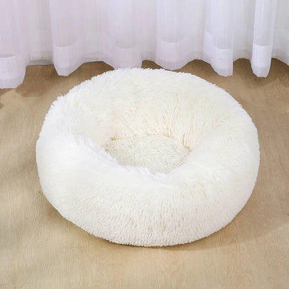 Luxury Fluffy Pet Bed – Calming & Washable - WoofMeow Hub