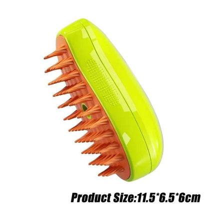 3-in-1 Steamy Pet Grooming Brush