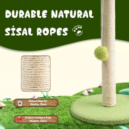 Cat Scratching Post with Toys