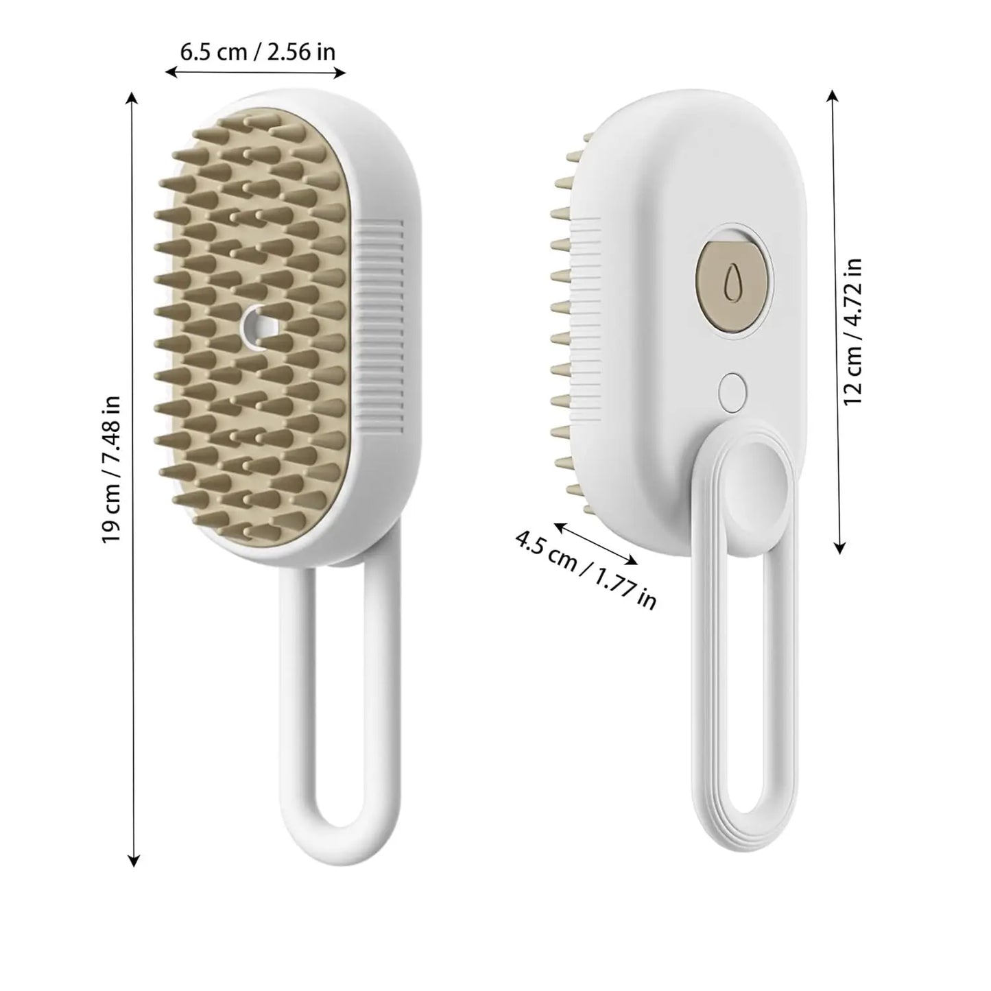 3-in-1 Steamy Pet Grooming Brush