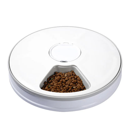 Six Grid Multi Grid Large Capacity Timed Feeding Device Pet Intelligent Automatic Timed Feeding Device Music Reminder