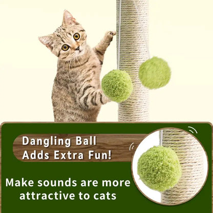 Cat Scratching Post with Toys