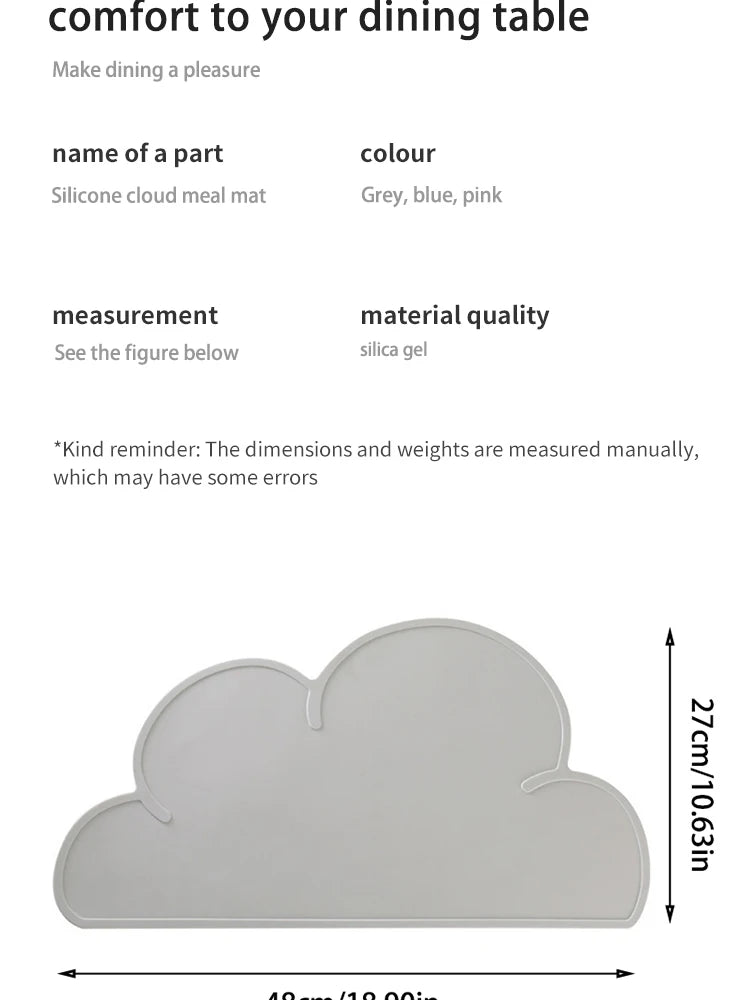 Pet Feeding Mat for Cats and Dogs with Nonspill Nonslip Waterproof Leakage Food Easy to Clean Silicone Placemats