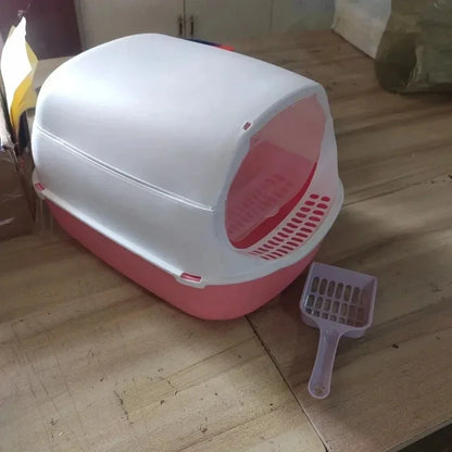 Kitty Semi-Enclosed Litter Box