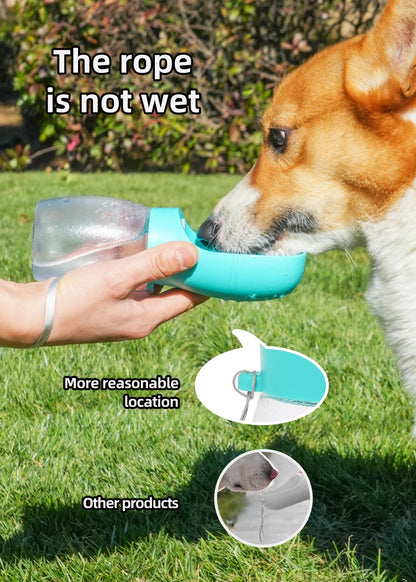 Pet Dog Water Bottle Dispenser For Small Big Dogs Cats Outdoor Travel Walking Puppy Drinking Bowls French Bulldog Pug Feeder