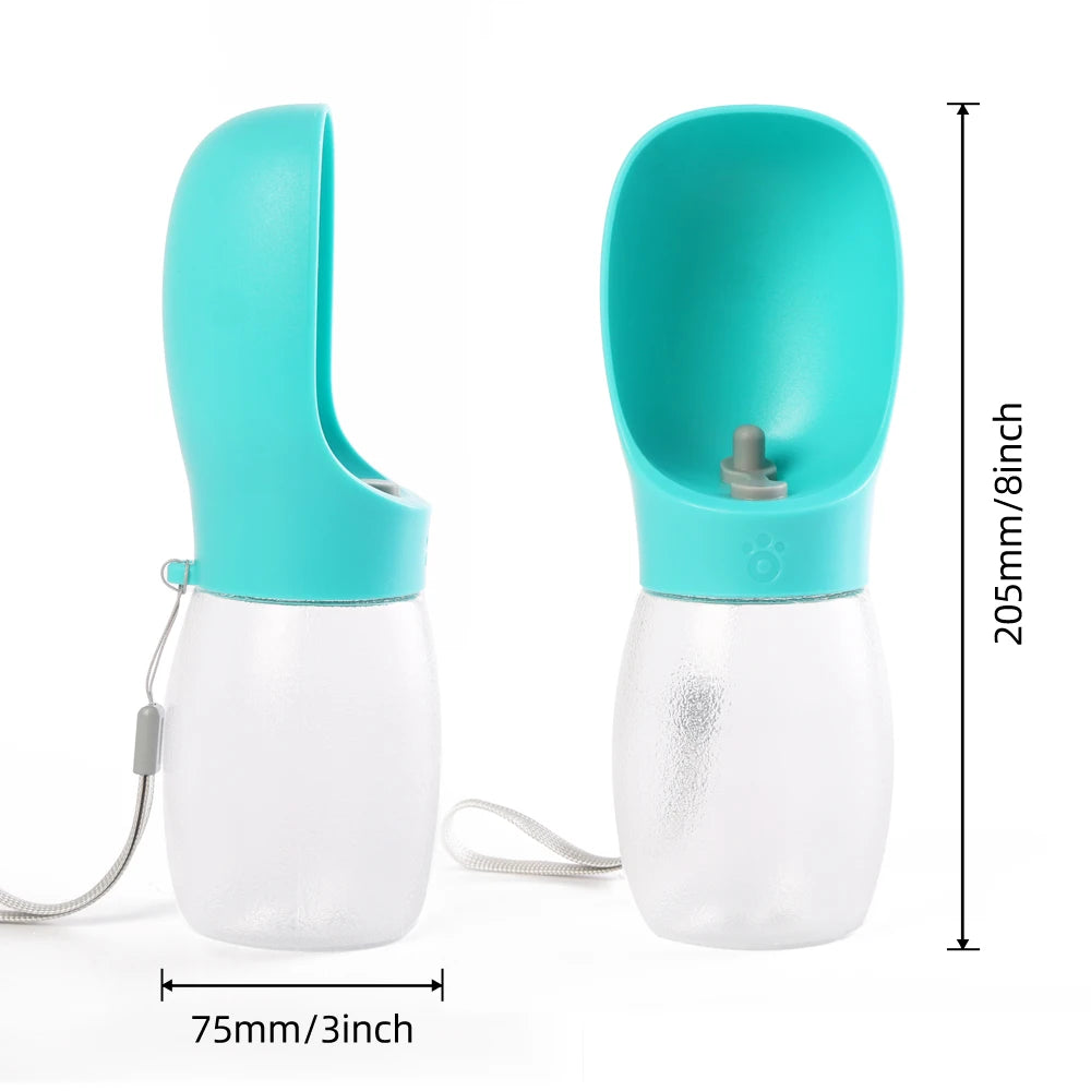 Pet Dog Water Bottle Dispenser For Small Big Dogs Cats Outdoor Travel Walking Puppy Drinking Bowls French Bulldog Pug Feeder