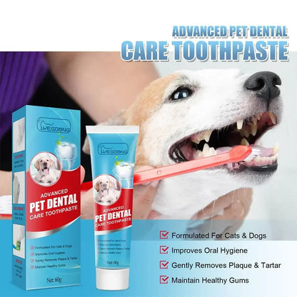 Pet Toothpaste Cat Dog Fresh Breath Toothpaste Dog Edible Cleaning Oral Plaque Tartar Pet Toothpaste Care Products Deod R6E6