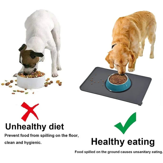 Non-Slip Silicone Dog Feeding Mat