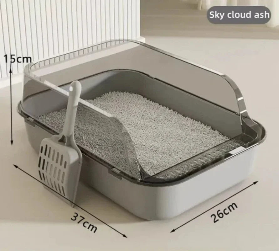 Kitty Semi-Enclosed Litter Box