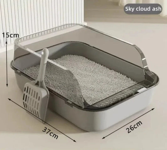 Kitty Semi-Enclosed Litter Box