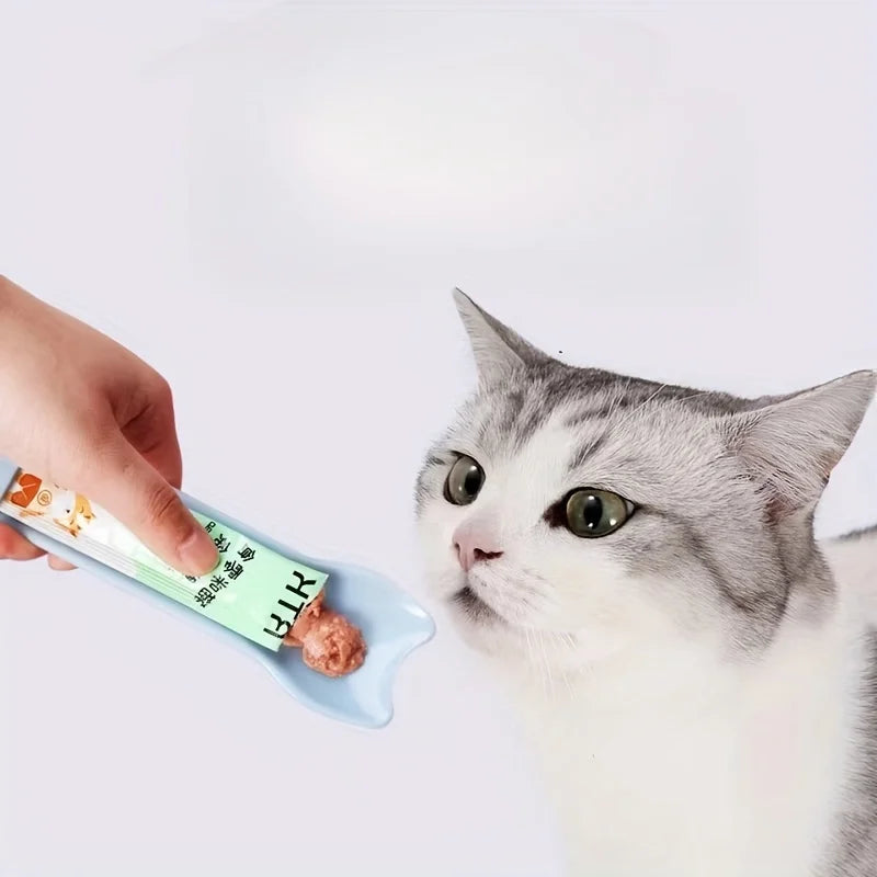 Cat Treat Squeeze Spoon