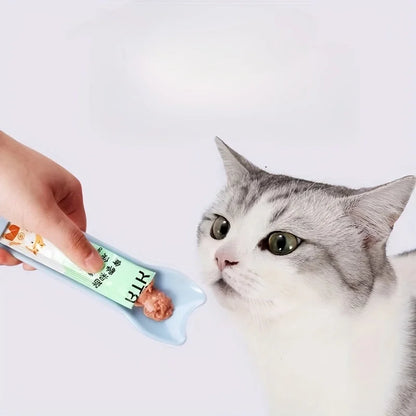 Cat Treat Squeeze Spoon