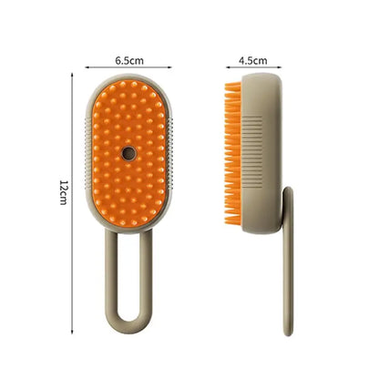 3-in-1 Steamy Pet Grooming Brush
