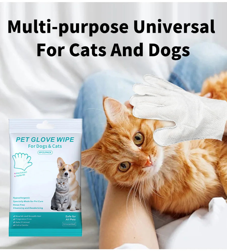Disposable Pet Cleaning Gloves
